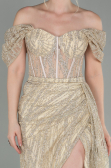 Gold Abendkleid Lang ABU2706