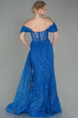 Sächsischblau Abendkleid Lang ABU2706