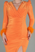 Orange Abendkleid Lang ABU2804