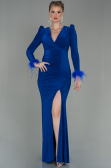 Sächsischblau Abendkleid Lang ABU2804