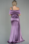 Abendkleid Lang Satin Lavendel ABU2893
