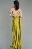 Pistaziengrün Abschlusskleid Satin Lang ABU2800