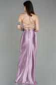 Lavendel Abschlusskleid Satin Lang ABU2800