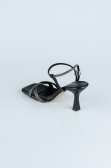 Party-Schuhe Leder Schwarz ABD1106