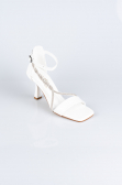 Party-Schuhe Lackleder Weiß ABR1108