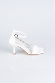 Party-Schuhe Lackleder Weiß ABR1108