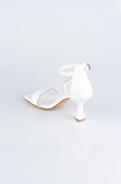 Party-Schuhe Lackleder Weiß ABR1108