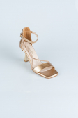 Party-Schuhe Lackleder Gold ABR1108