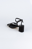 Party-Schuhe Satin Schwarz ABS1104
