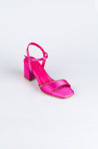 Party-Schuhe Satin Fuchsie ABS1107