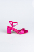 Party-Schuhe Satin Fuchsie ABS1107