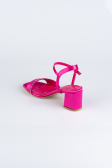 Party-Schuhe Satin Fuchsie ABS1107