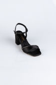 Party-Schuhe Satin Schwarz ABS1107