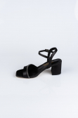 Party-Schuhe Satin Schwarz ABS1107