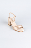 Party-Schuhe Satin Hautfarben ABS1107