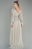 Abendkleid Lang Beige ABU2905