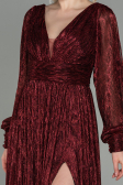 Abendkleid Lang Weinrot ABU2905