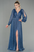 Abendkleid Lang Indigo ABU2905