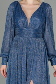 Abendkleid Lang Indigo ABU2905