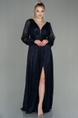 Abendkleid Lang Marineblau ABU2905