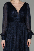 Abendkleid Lang Marineblau ABU2905