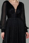 Abendkleid Lang Schwarz ABU2905