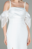 Partykleid Lang Weiß ABU2911