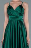 Abschlusskleid Lang Satin Smaragdgrün ABU2375