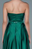 Abendkleid Midi Satin Smaragdgrün ABK1508