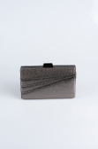 Abendtasche Verputz Platin SH819