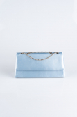Abendtasche Satin Eisblau SH818