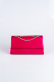 Abendtasche Satin Fuchsie SH818