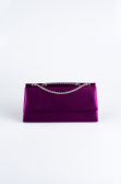 Abendtasche Satin Violett SH818