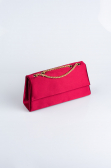 Abendtasche Satin Kirschrot SH818