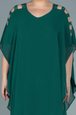 Smaragdgrün Abendgarderobe İn Großen Größen Chiffon ABT080