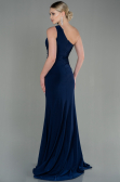 Abendkleid Lang Marineblau ABU2964