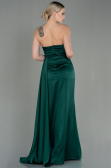 Abschlusskleid Lang Satin Smaragdgrün ABU2965