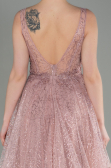 Puder Abendkleid Lang ABU2131