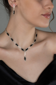 Schwarz-Gold Accessoire-Set UK385