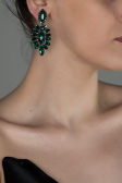 Ohrschmuck Smaragdgrün UK528