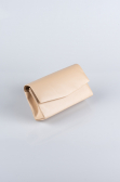 Hautfarben Abendtasche Leder SH806