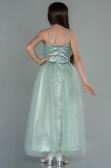 Abendkleid für Kinder Lang Türkis ABU3032