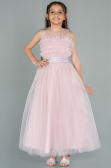 Abendkleid für Kinder Lang Puder ABU3032