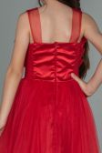 Abendkleid für Kinder Lang Rot ABU3032