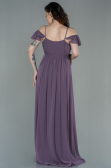 Abendkleid Für Schwangere Lang Altrosa ABU756