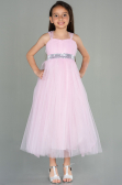 Abendkleid für Kinder Lang Rosa ABU3031