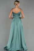 Abendkleid Lang Satin Türkis ABU1601