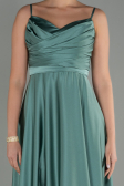 Abendkleid Lang Satin Türkis ABU1601
