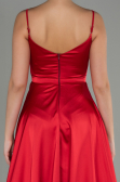 Abendkleid Lang Satin Rot ABU1601