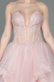 Abendkleid Lang Puder ABU3082